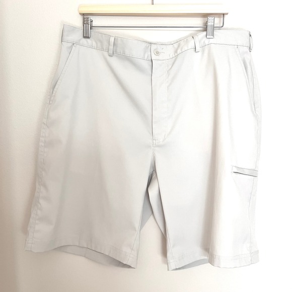 Pebble Beach Other - Pebble Beach Performance Mens Golf Shorts Size 38 Light Khaki Stretch Flat Front